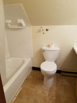 5 Myrtle Avenue Toilet with shower